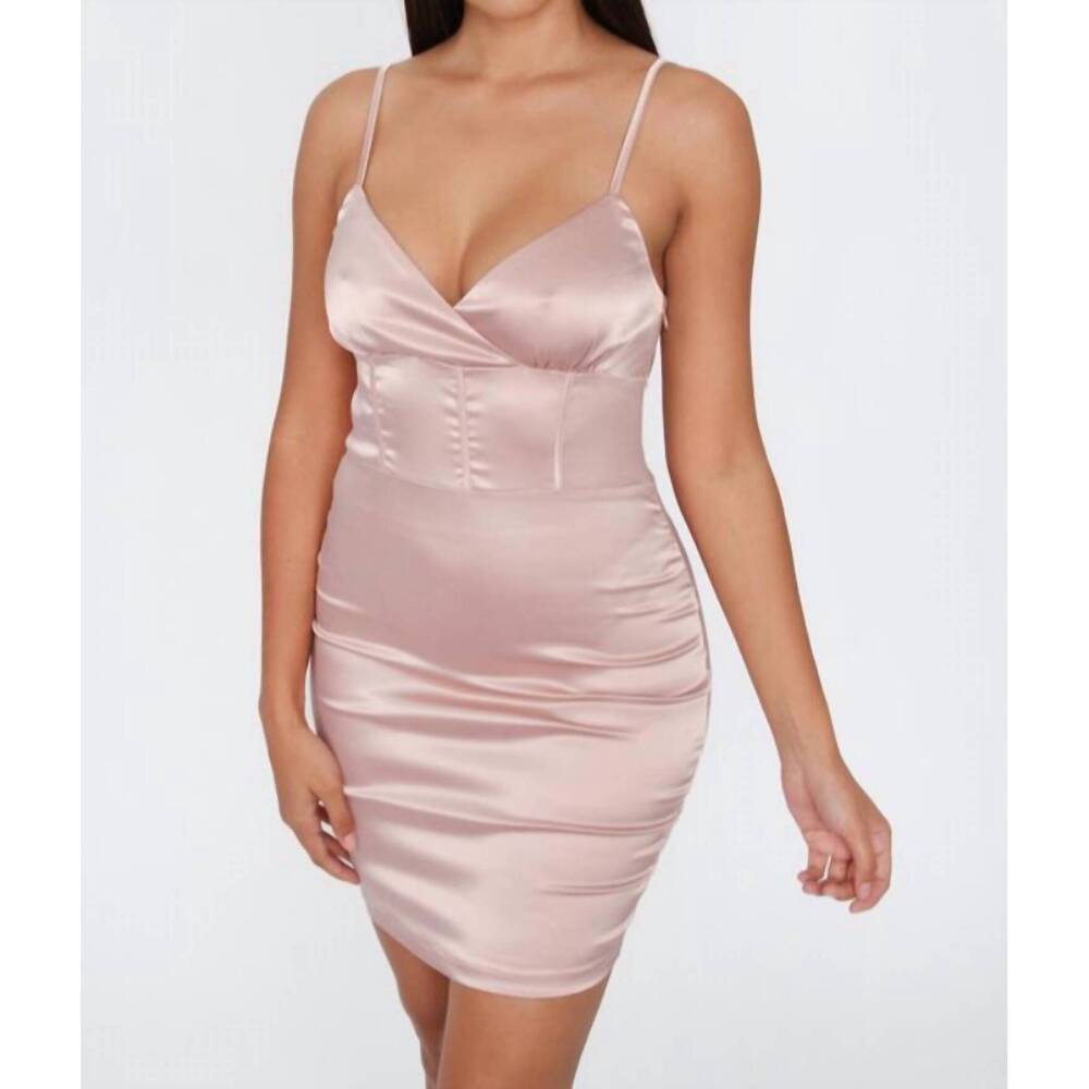 NEW TIC TOC aubrey mini dress in mauve